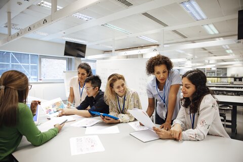 Group of people collaborating