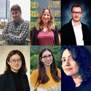 Headshots of the graduate students involved in planning the symposium. 