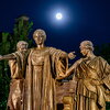 Alma Mater in the evening